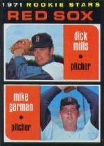 1971 Topps Baseball Cards      512     Dick Mills RC/Mike Garman RC